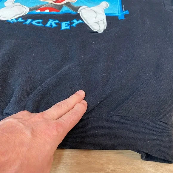 Vintage 90s Mickey Unlimited Disney Sweatshirt Adult XL USA Made X Large - Picture 6 of 12